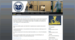 Desktop Screenshot of handball-kal.de